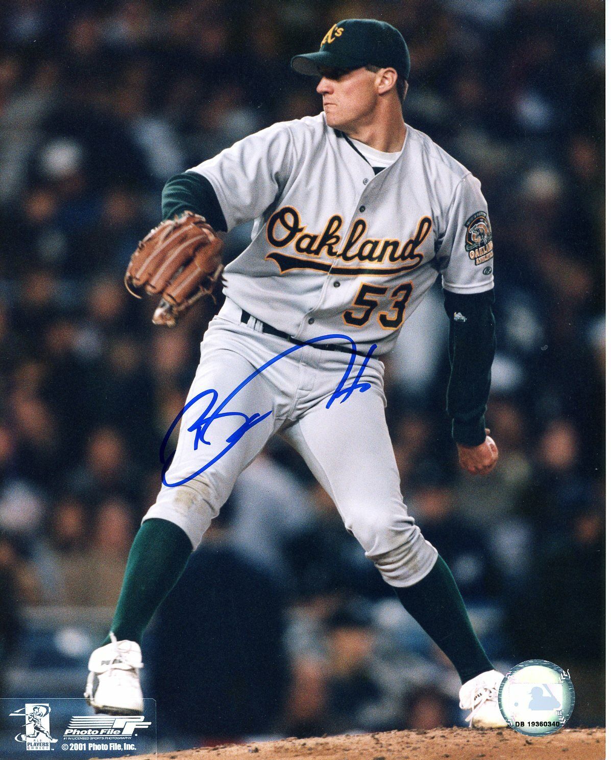 Barry Zito Autographed 8x10 Oakland Athletics#S416