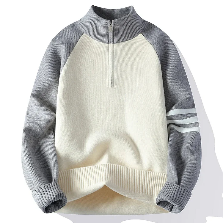 Rifer Quarter Zip Sweater QueenFunky