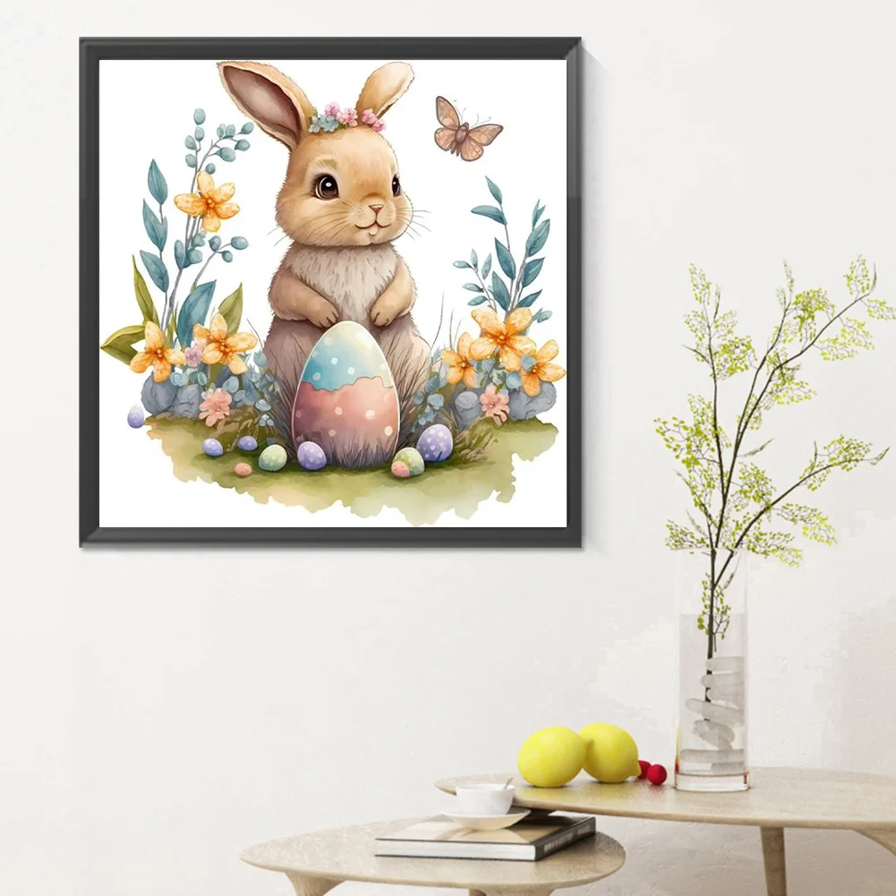 Diamond Painting - Full Round Drill - Rabbit(Canvas|30*30cm)