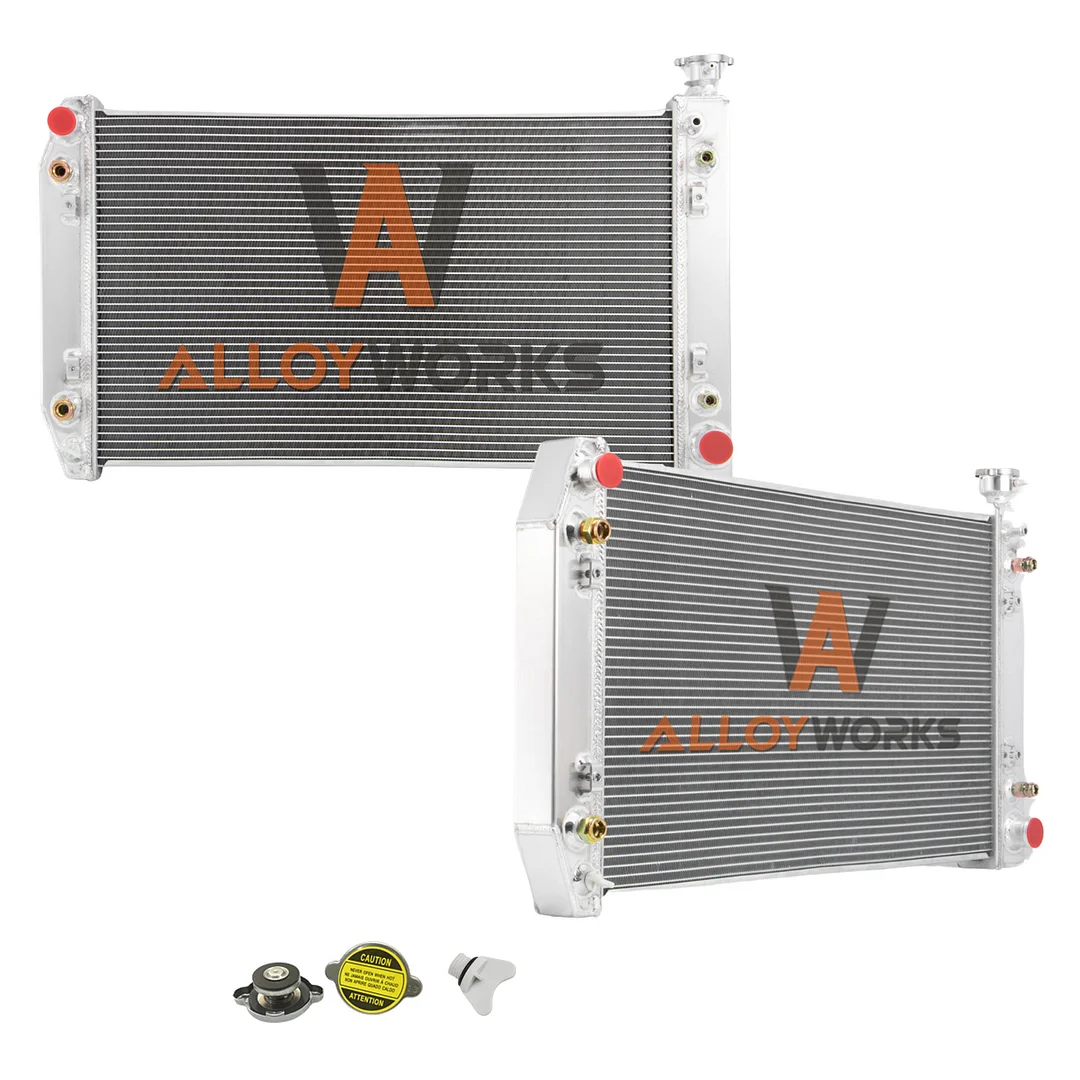 Alloyworks 3 Row Radiator For 1988-1997 Chevy GMC C/K 1500 2500 3500 Pick-Up 5.0L 5.7L V8 28''Wide