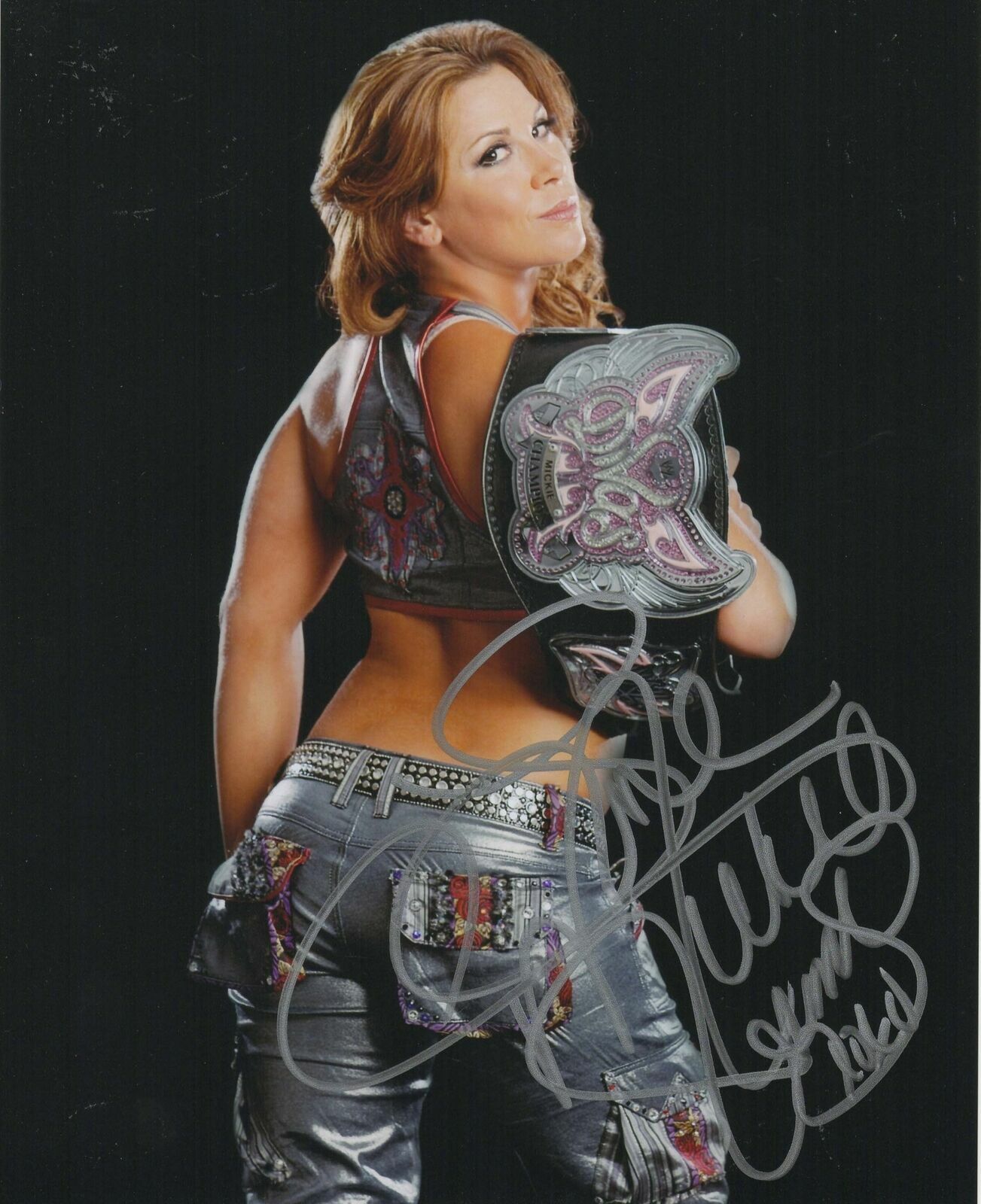 Mickie James ( WWF WWE ) Autographed Signed 8x10 Photo Poster painting REPRINT