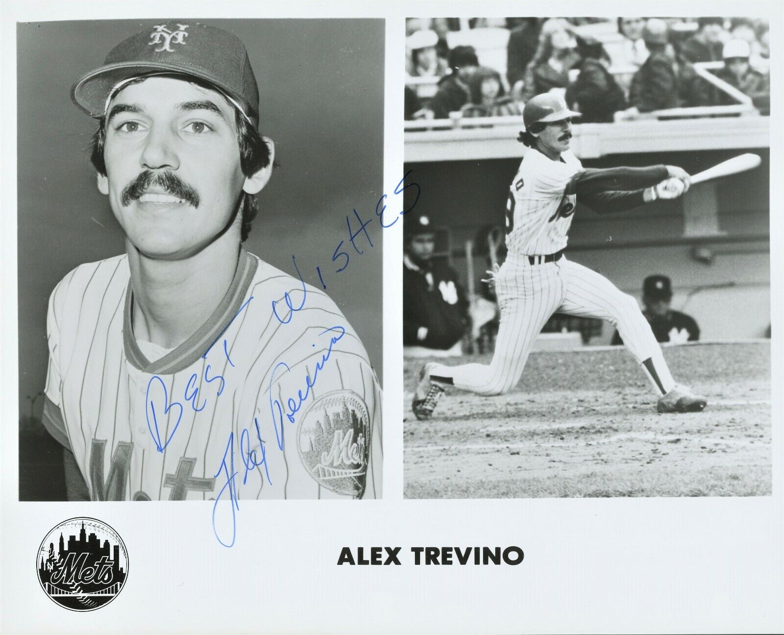 ALEX TREVINO Signed Photo Poster painting