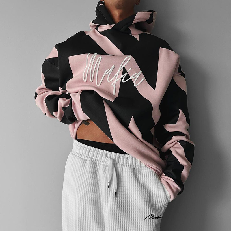 Mafia—Oversized Unisex Colorblock Hoodie、、URBENIE