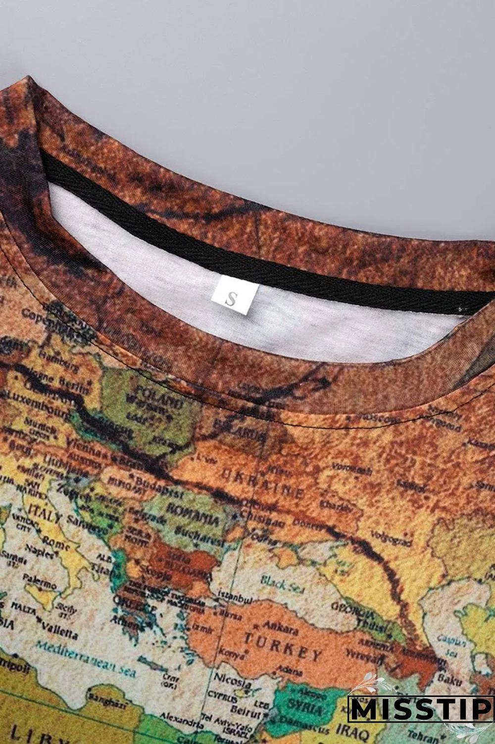 Purple Fashion Casual Print Basic O Neck Long Sleeve Plus Size Dresses