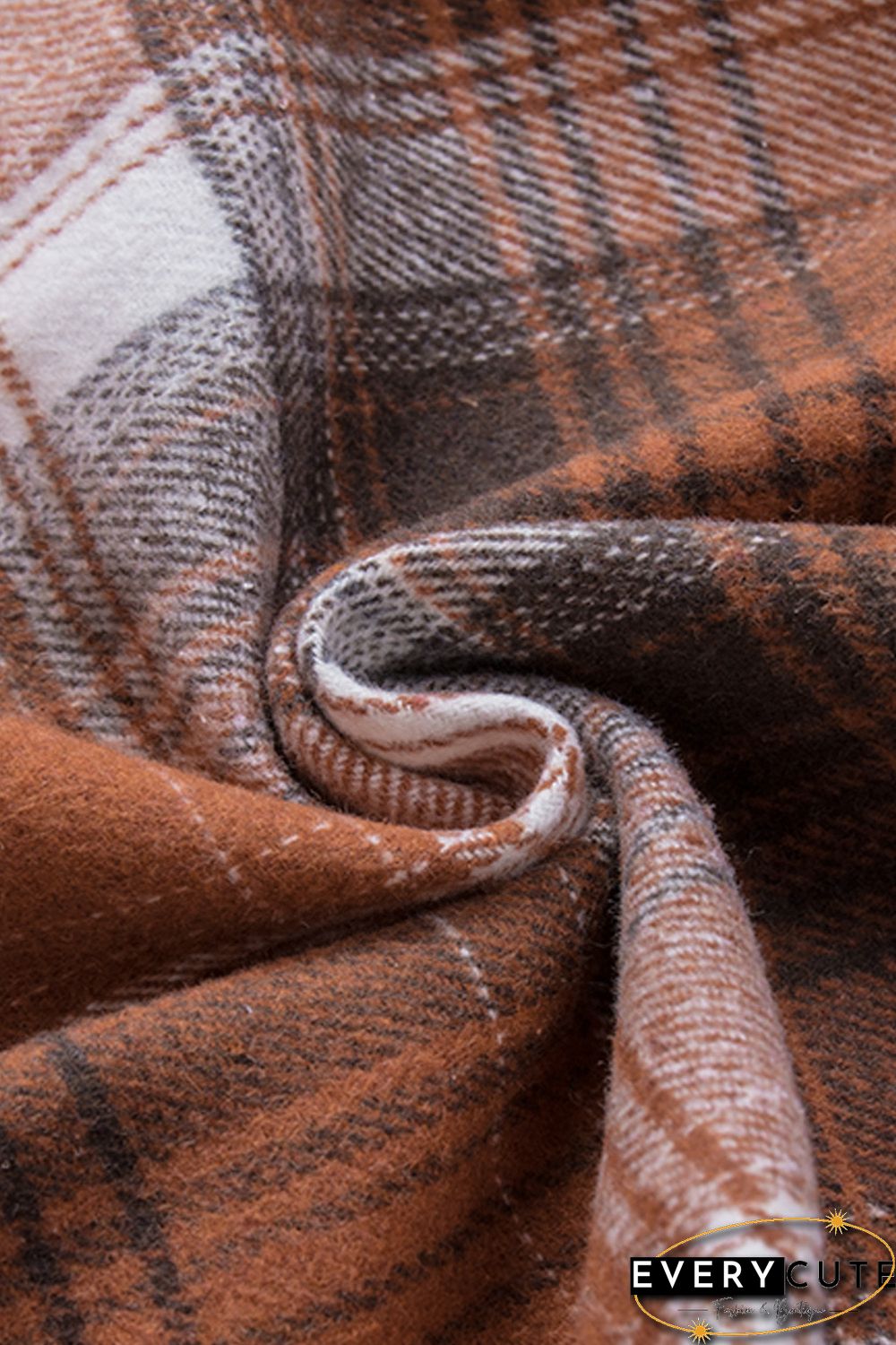 Plaid Long Sleeve Shirt with Pocket