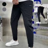  Pantalon cargo multi-poches conique &agrave; haute extensibilit&eacute; pour homme
