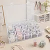 12Psc Pumpkin +12Pcs Round Bottles Diamond Painting Containers Multi Purpose Portable Plastic Case Box with Stickers & Compartments Arts Crafts Storage Bottle for Hardware Rhinestone (12PCS)