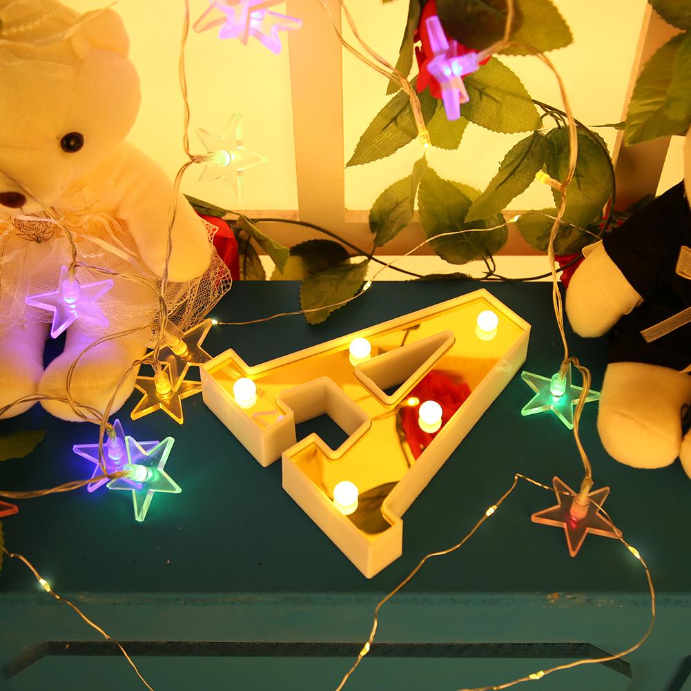 

Small White LED Marquee Sign Alphabet Atmosphere-Night Light, 501 Original
