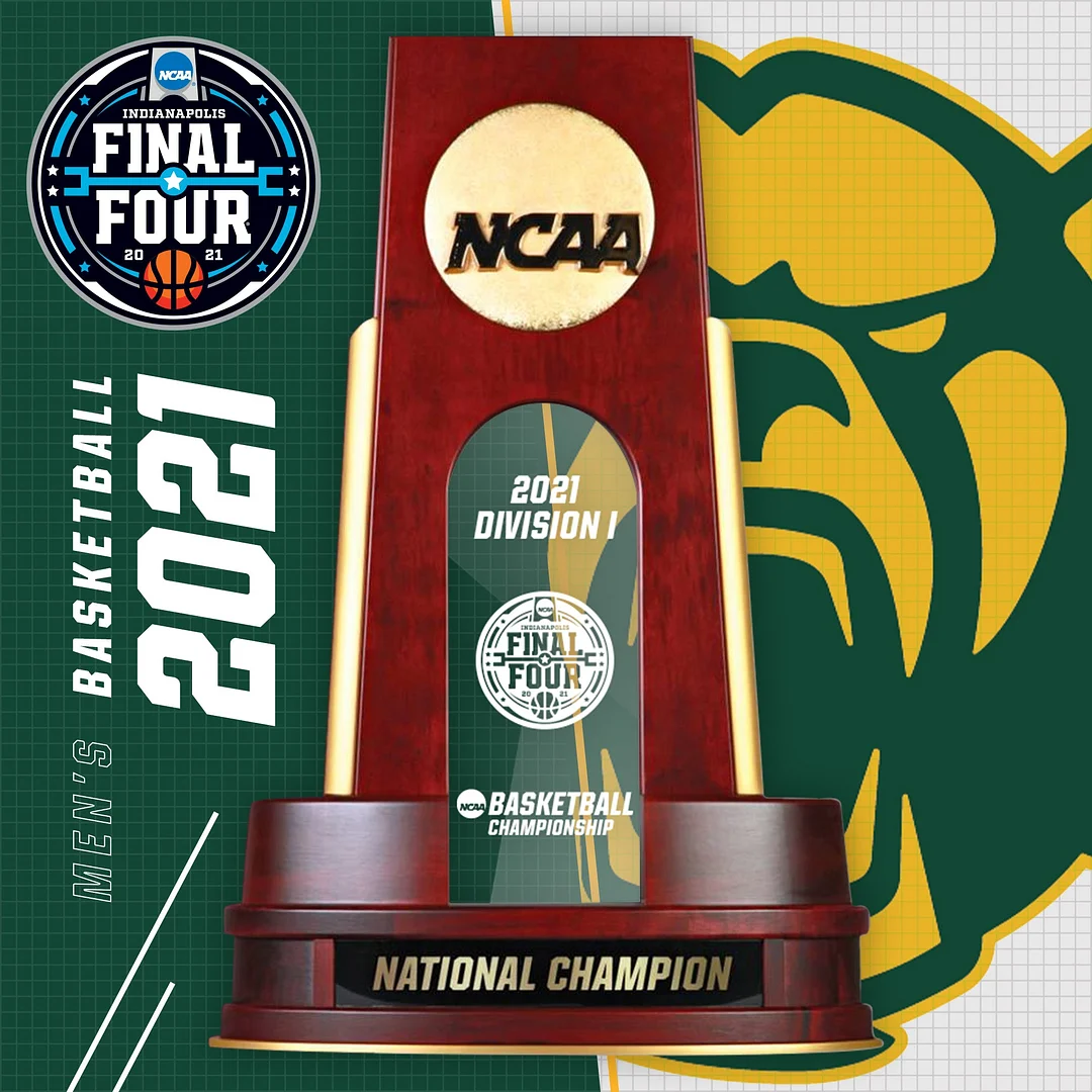 2021 NCAA Division I Men's Basketball National Championship Trophy(The Baylor Bears)
