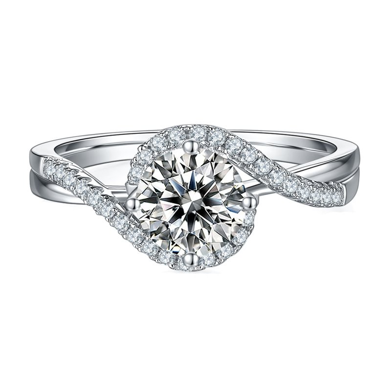 Moissanite Diamonds 1ct. Engagement Rings