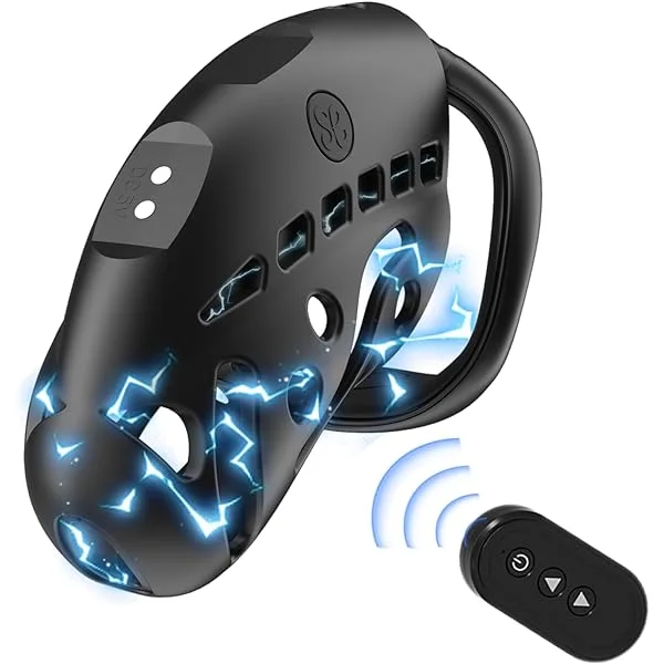 Remote Control Electric Shock Male Cock Cage