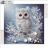 Diamond Painting-DIY Crystal Rhinestone Owl
