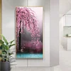Diamond Painting -DIY Round Drill Pink Flower Tree(85*45 CM)