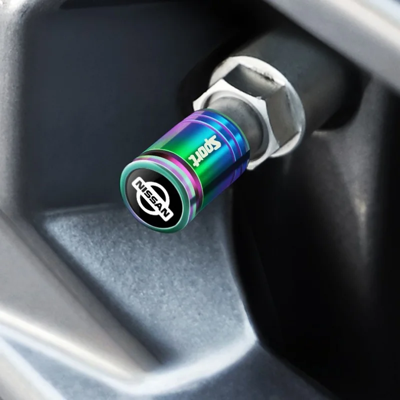 Metal caps for car tire valves