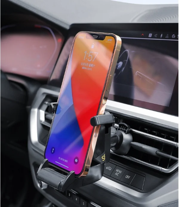 Car Mobile Phone Holder Bracket Car Air Conditioning Outlet Fixed Navigation Bracket