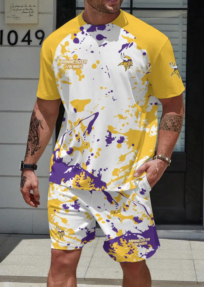 Minnesota Vikings Limited Edition Top And Shorts Two-Piece Suits