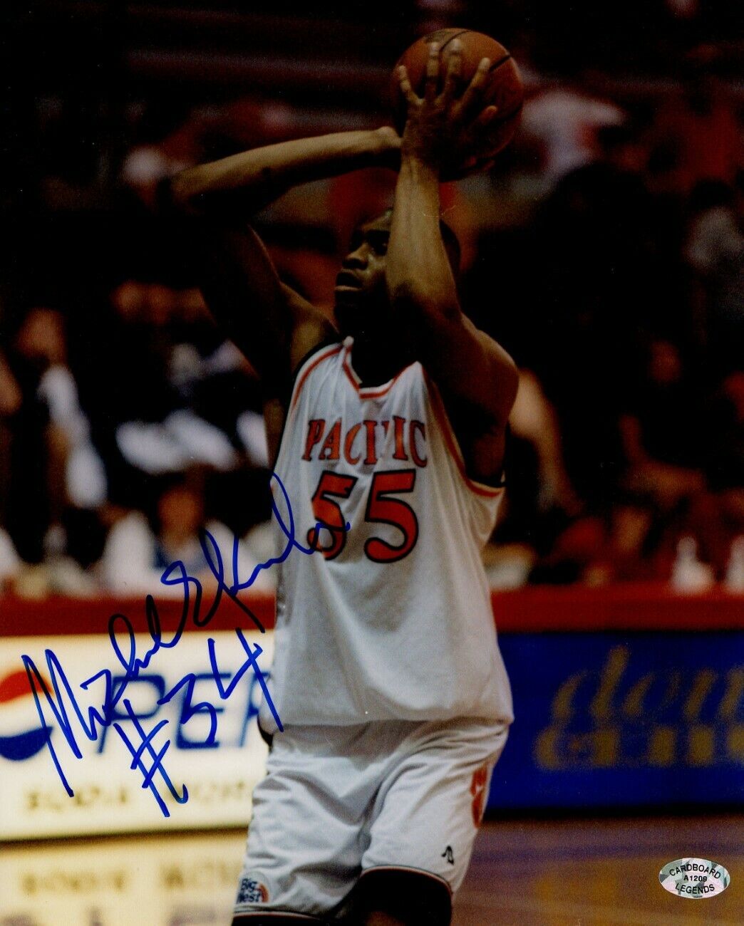 Michael Olowokandi Signed Autographed 8X10 Photo Poster painting University of the Pacific COA