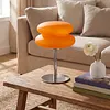 Mid Century Modern Desk Lamps Reusable Intage Dimmable Bedside Small Lamps USB Rechargeable Aesthetic Cute Table Light Unique Home Mushroom Decor