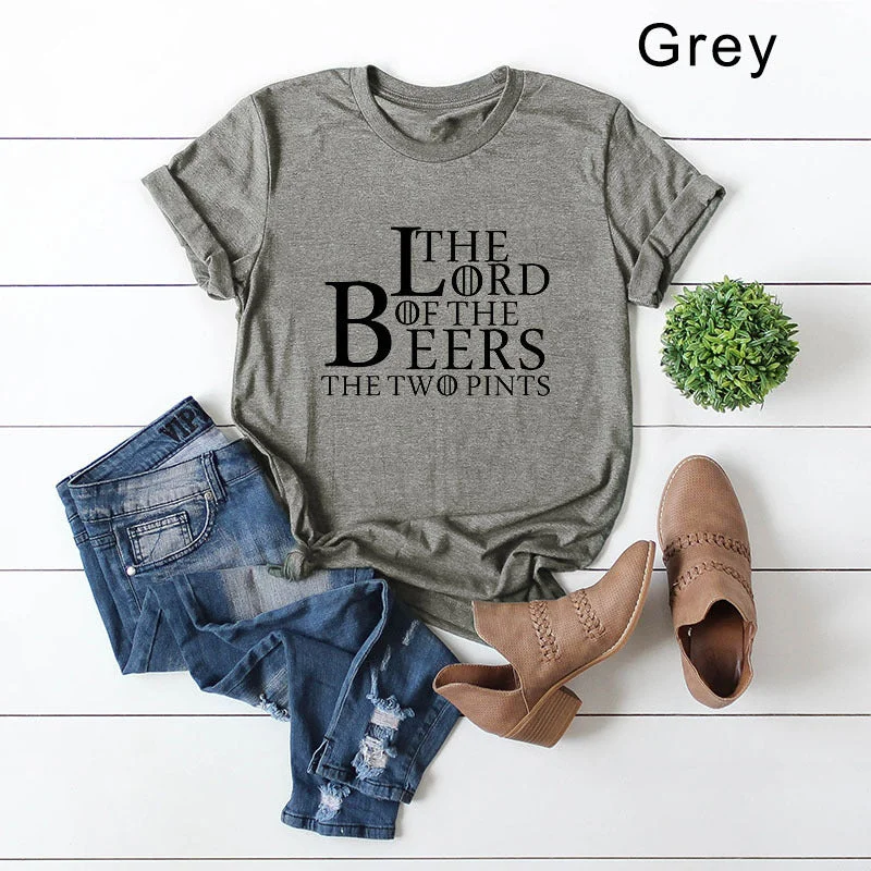 The Lord of The Beers O Neck T-shirt