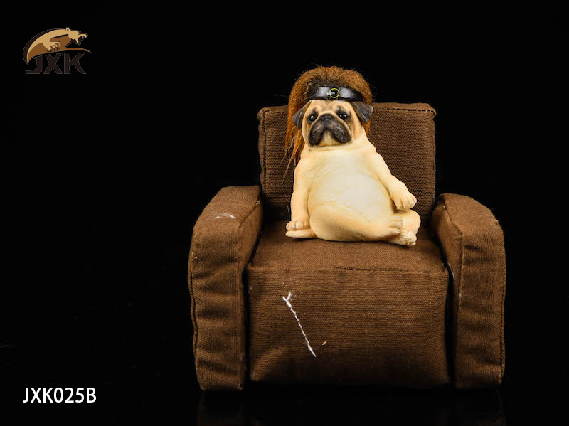 1/6 Solider Figure Scene Accessory JXK Studio JXK025 Decadent Dog Series Pug With Sofa Animal model-aliexpress