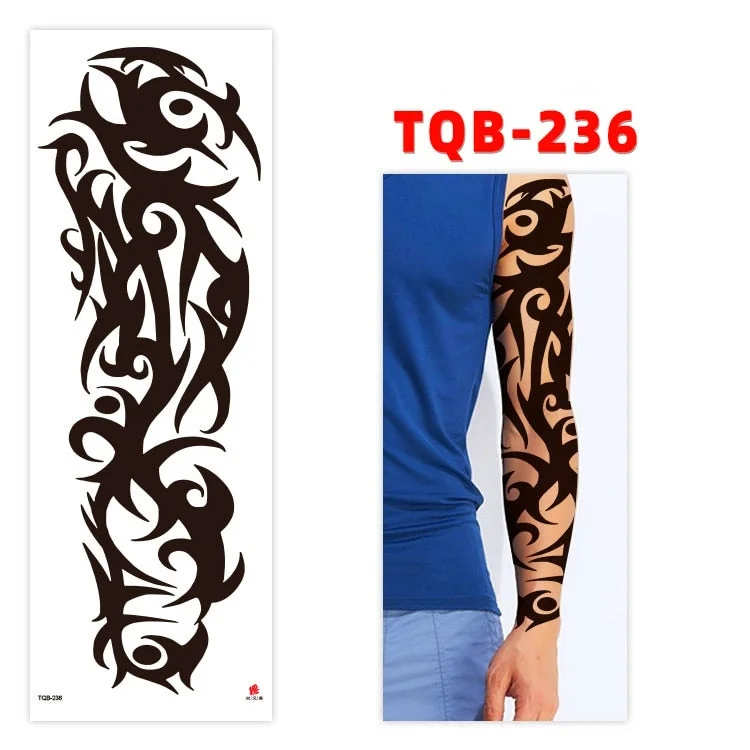 Temporary Tatoo Tattoo for Woman Tattoo Stickers Arm Tattoo Big Sleeve Men and Women Personality Tiger Leopard stickers