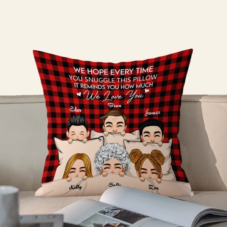 It Reminds You How Much We Love You-Personalized Pillow