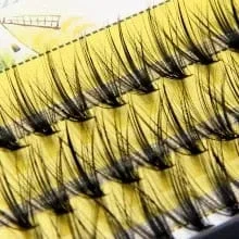 Khalesexx Lashes 20D/30D Mink Super Cluster Eyelash Extension Natural 3D Russian Volume Faux Eyelashes Individual Lashes Makeup Cilia Cilias