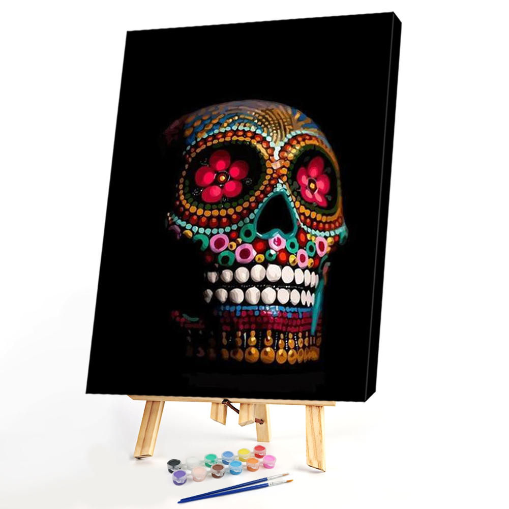 

40*50CM Paint By Numbers-Skull, 501 Original