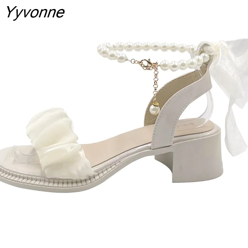 Yyvonne Platform Sandals Female Shoe 2023 Summer Lace Denim Women's High Heels Med Espadrilles Girls Laces Fashion Gladiator Beige 703-1