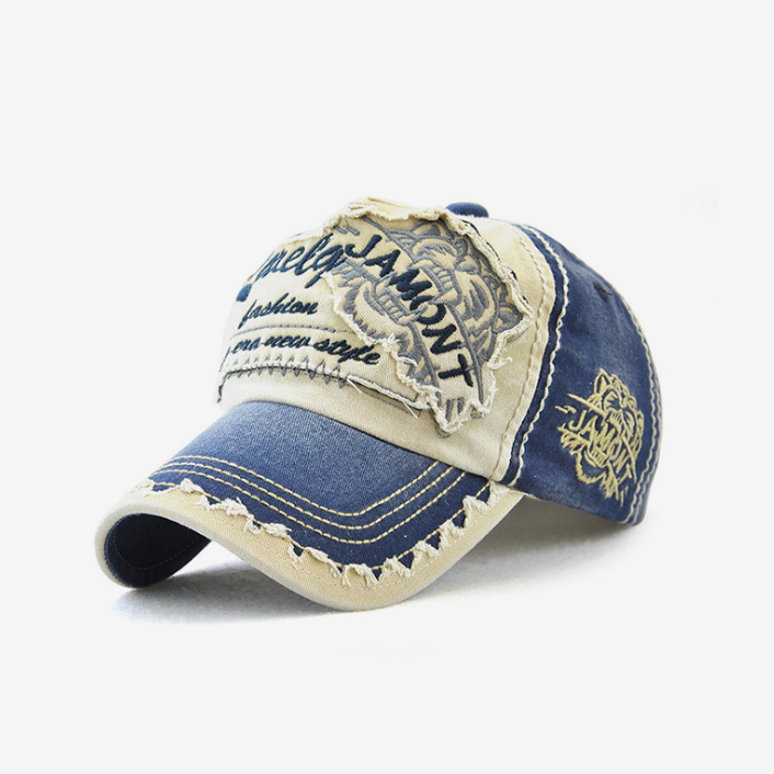 Embroidered outdoor casual baseball hat