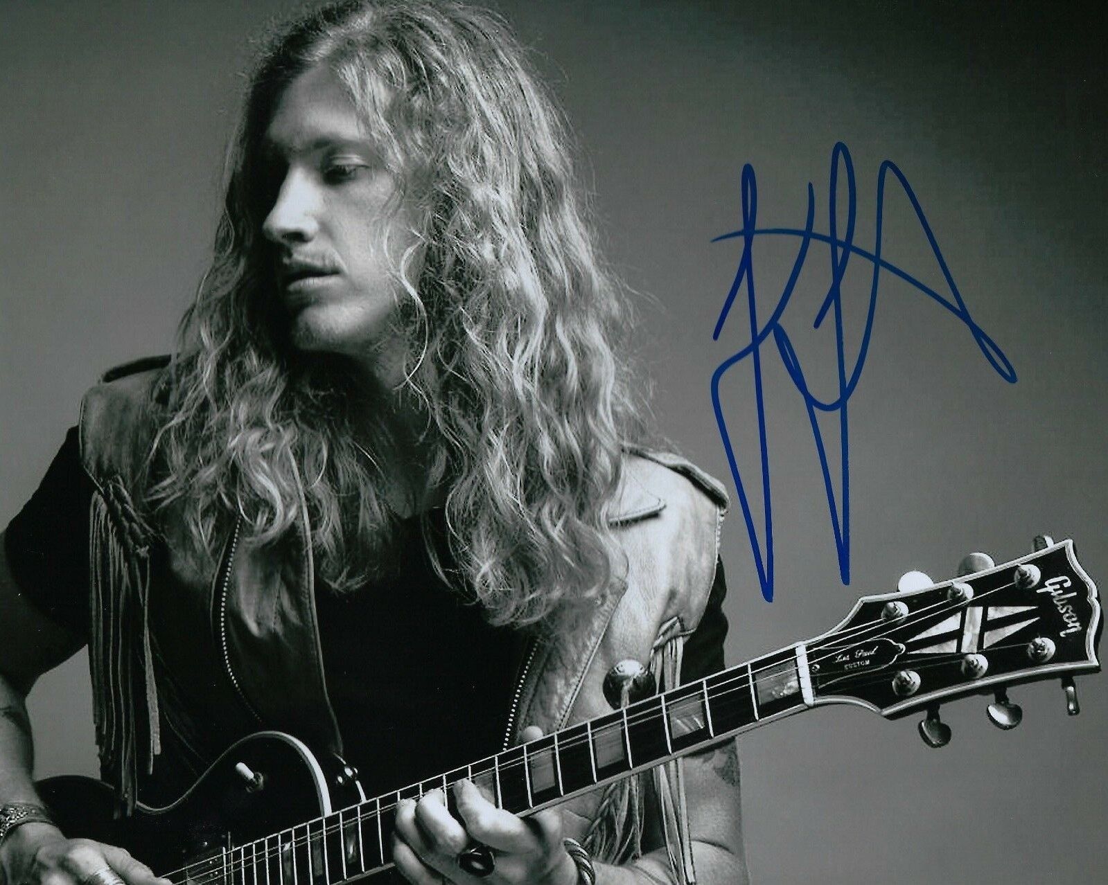 GFA Highwayman Guitarist * JARED JAMES NICHOLS * Signed 8x10 Photo Poster painting PROOF J2 COA