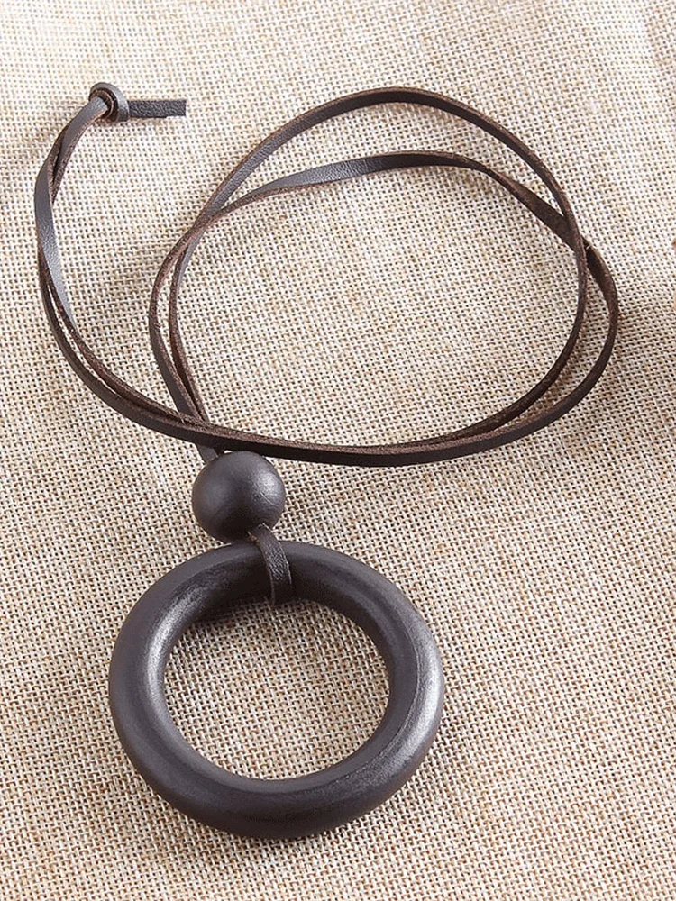 Vintage Wood Necklace