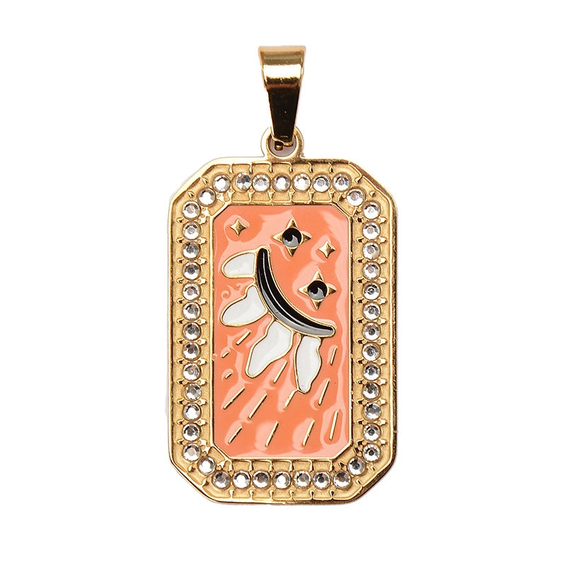 1 Piece 304 Stainless Steel Geometric Jewelry Accessories Pendant Chain