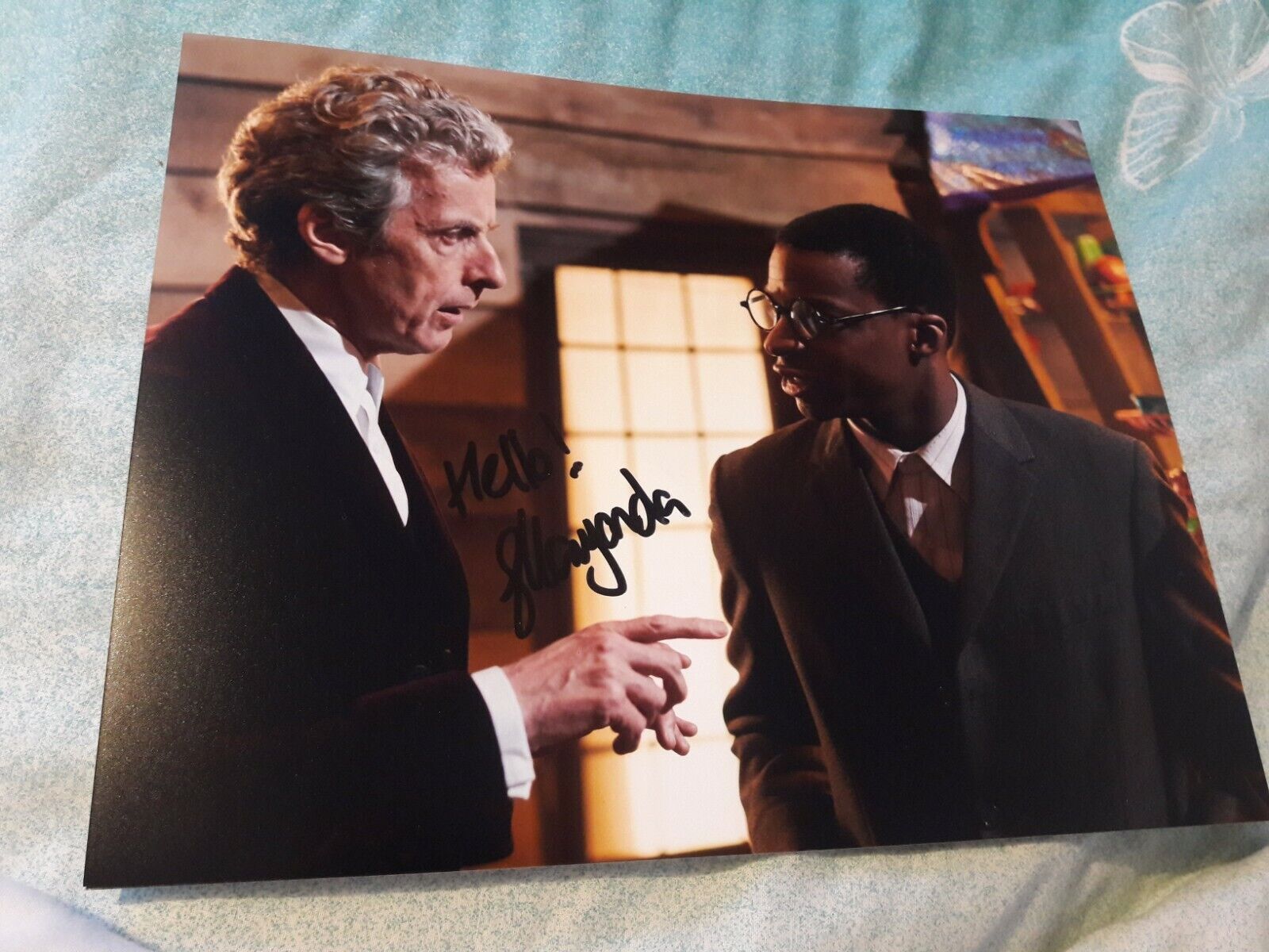 Doctor Who Autograph - Simon Manyonda signed Dr Who Photo Poster painting