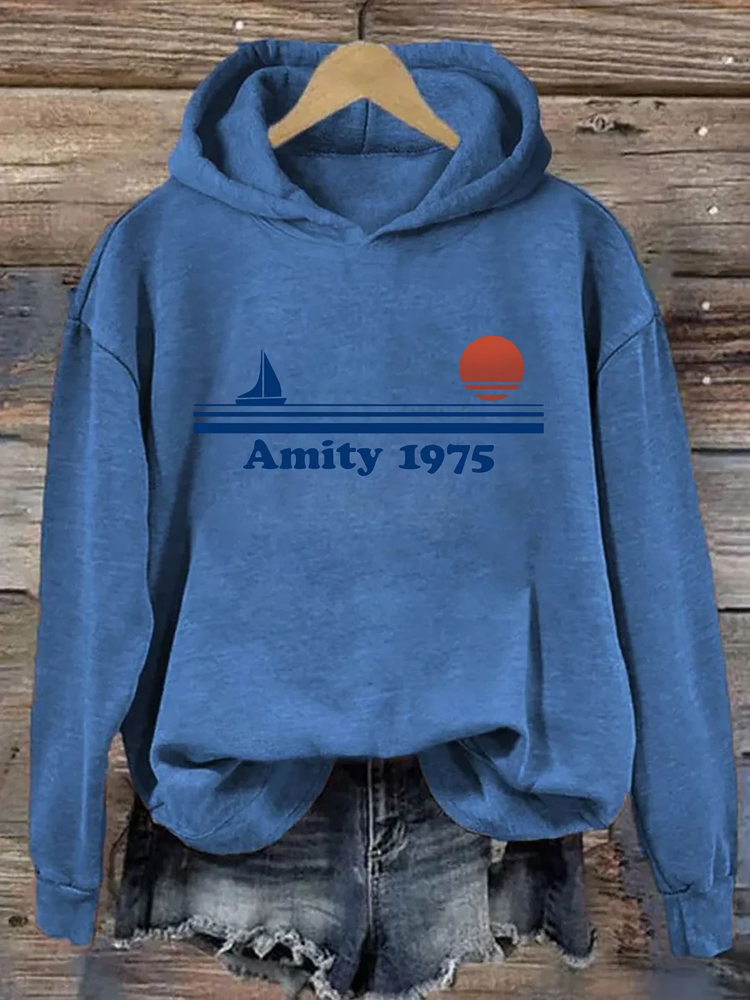 Jaws Amity 1975 Hoodie