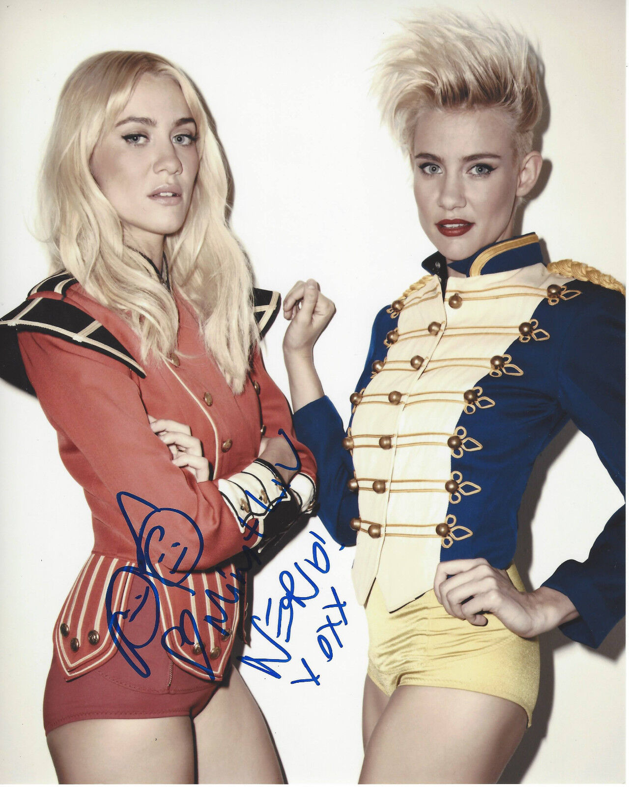 NERVO (OLIVIA & MIRIAM) SIGNED AUTHENTIC 8X10 Photo Poster painting F w/COA EDM ELECTRONIC PROOF