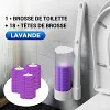 Ensemble de Brosse &agrave; Toilettes avec T&ecirc;tes de Remplacement Jetables