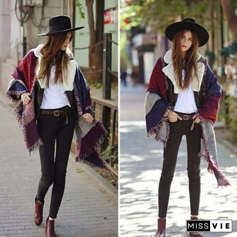 Women Long Scarves Cashmere Winter Soft Warm Scarf Wrap Shawl Plaid Scarf Scarves Wraps Accessories