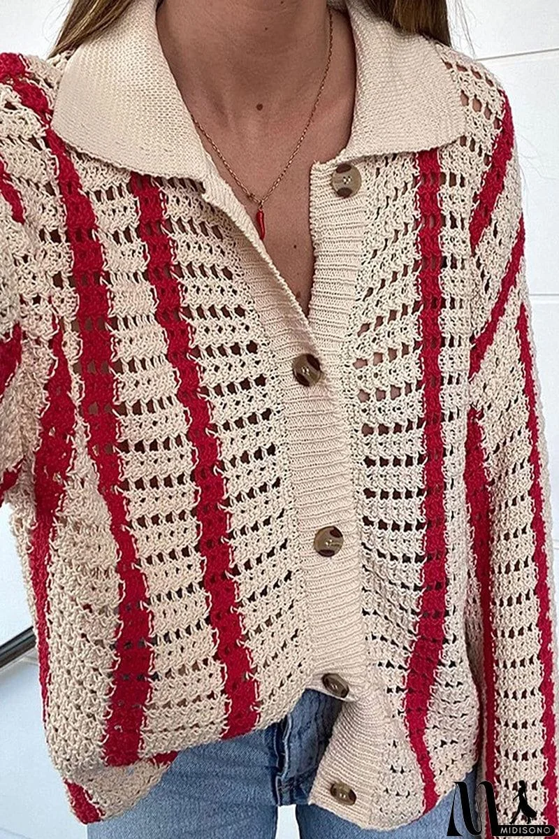 MidiSono - Head In The Clouds Crochet Cardigan Short Set