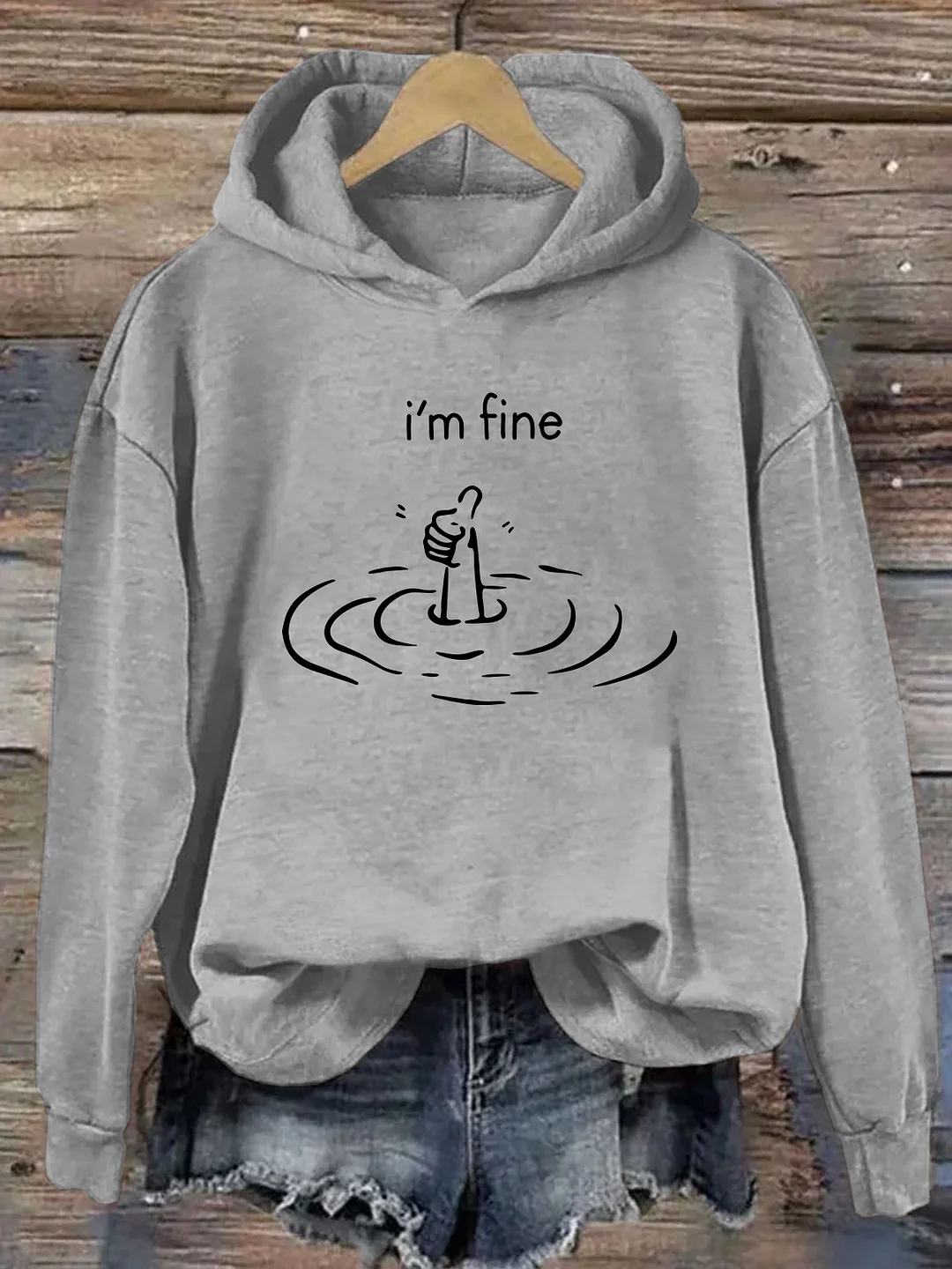 I'm Fine Hoodie