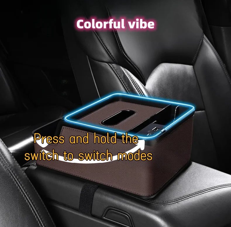 Car armrest box storage box