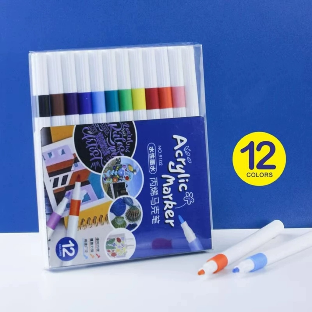 Multi Color DIY Water-Based Acrylic Ink Lotto Marker Pen