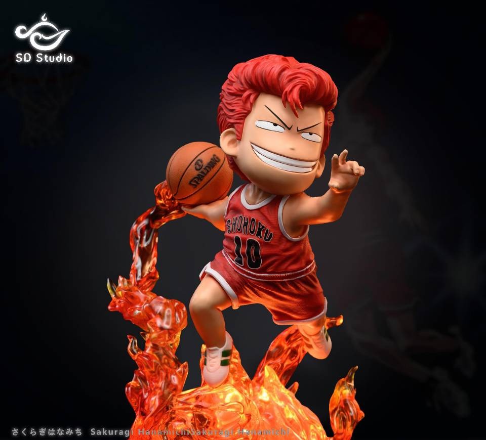 【IN STOCK】SD Studio Hanamichi Sakuragi with LED SLAM DUNK Resin Statue GK/Statue