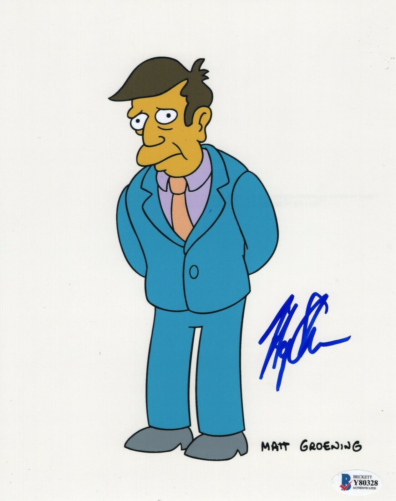 Harry Shearer Signed 8x10 Photo Poster painting Simpsons Ned Flanders w/Beckett COA Y80329