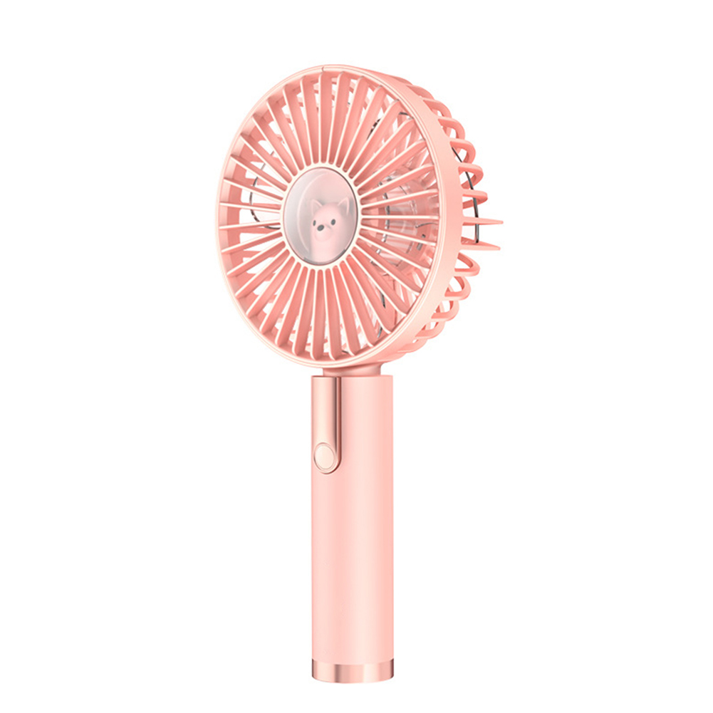 

Portable Mini Handheld Fan USB Rechargeable 3 Gears Wind Speed Quiet Cooler, White, 501 Original