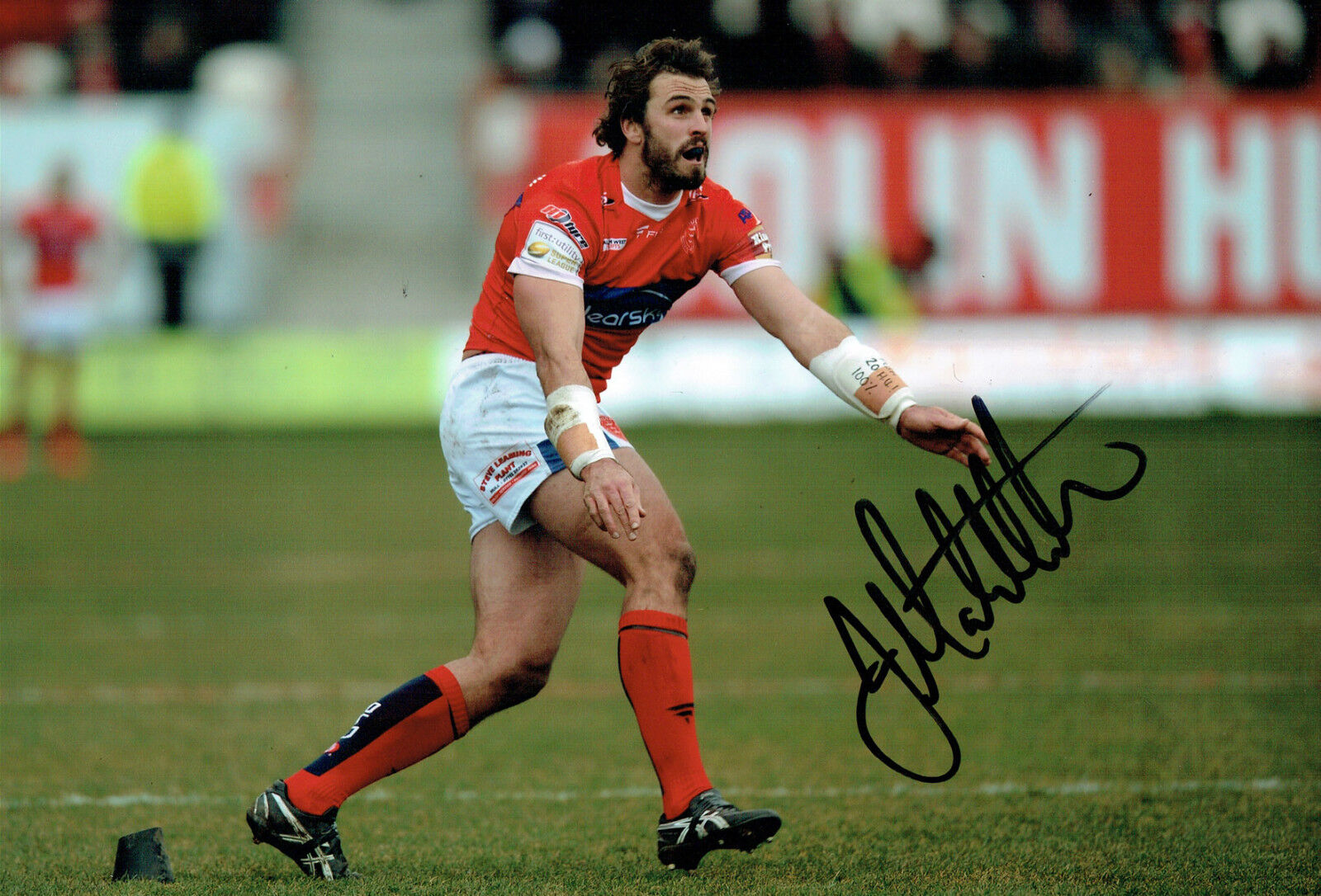 Josh MANTELLATO Australian Rugby League Signed Autograph 12x8 Photo Poster painting AFTAL COA