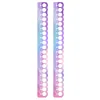 2pcs Cross Stitch Row Line Board Acrylic for Handmade Accessories (Gradient)
