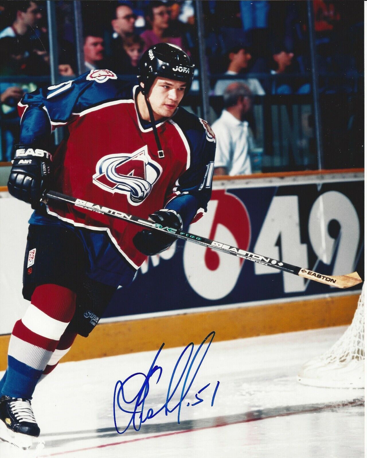 8x10 Autographed Andrei Kovalenko Colorado Avalanche S040