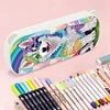 DIY Diamond Painting Pencil Case for Pens Brushes Accessories Travel Pencil Case