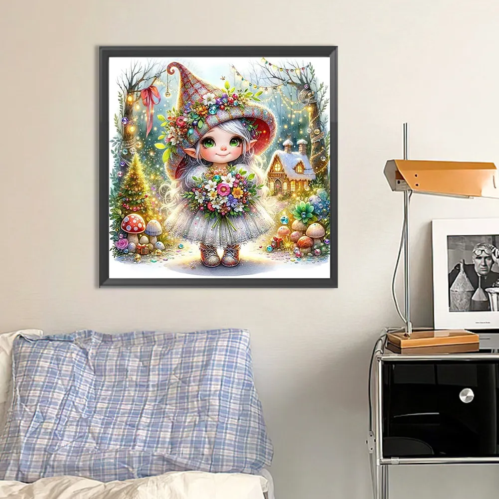 Partial AB Diamond Painting - Full Round Drill - Witch(Canvas|45*45cm)